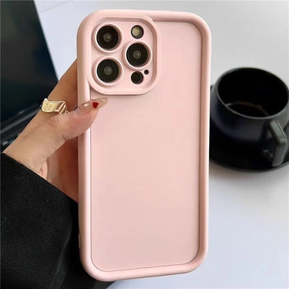 For iPhone Models: Red, White, Pink, And Black Color Soft Silicone Phone Cases